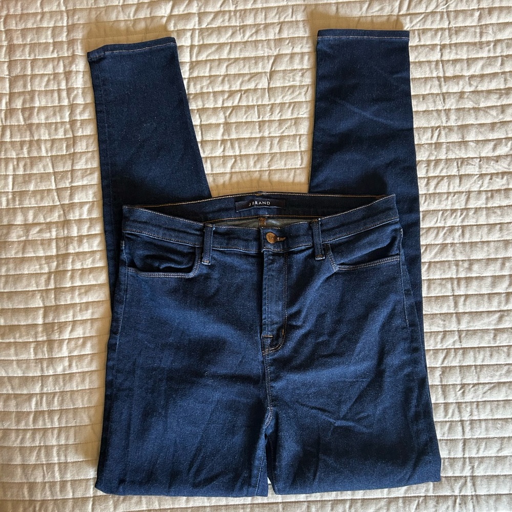 J Brand Maria After Dark Blue Skinny Jeans